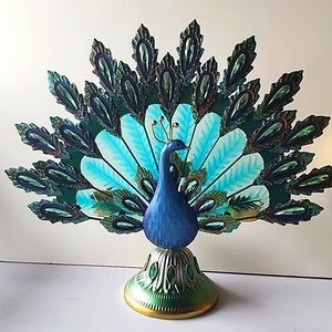 Metal Peacock 3 Tiers Candle Holders.